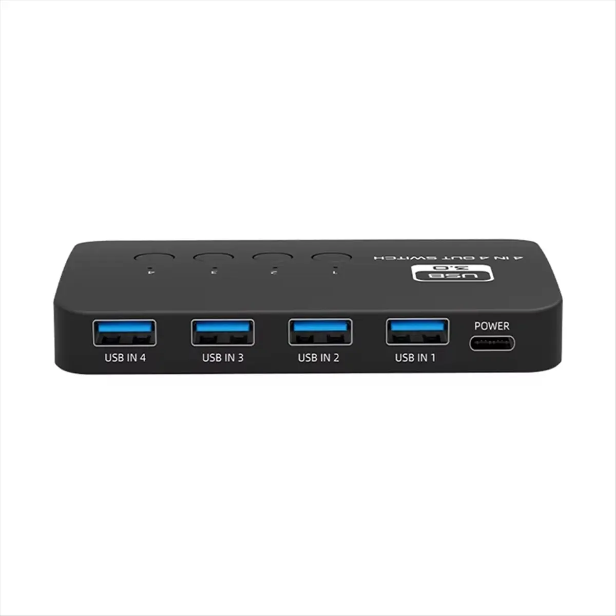 SCLS USB3.0 Switcher 4 in 4 Out Splitter 4 Computer Teilen USB Flas Maus Tastatur Drucker