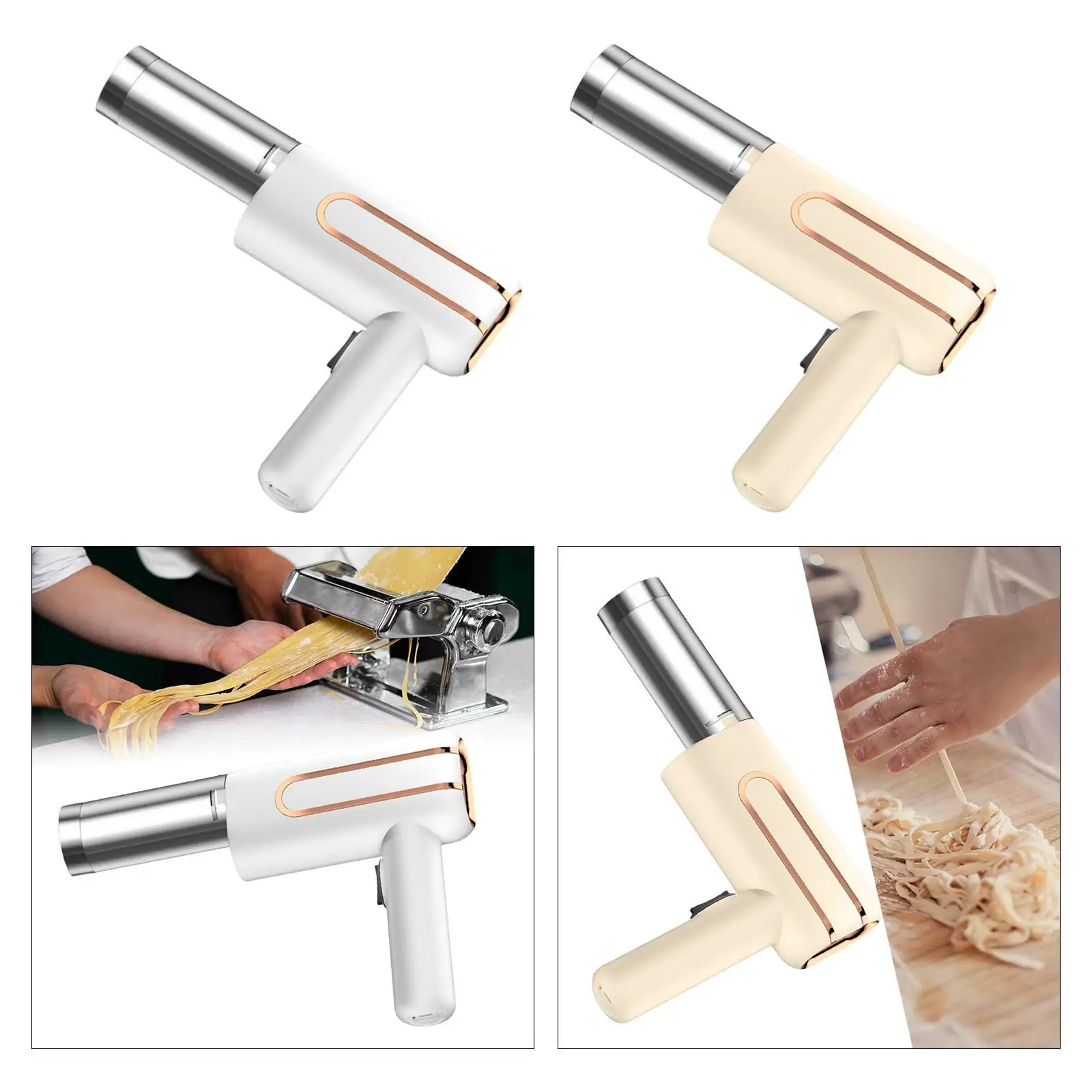 Electric Noodle Maker Cordless Press for Fettuccine Ramen Lasagna