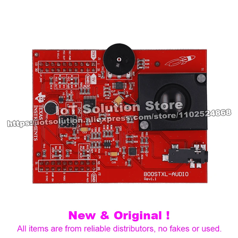 BOOSTXL-AUDIO Audio Signal Processing BoosterPack Plug-In Module BOOSTXL AUDIO