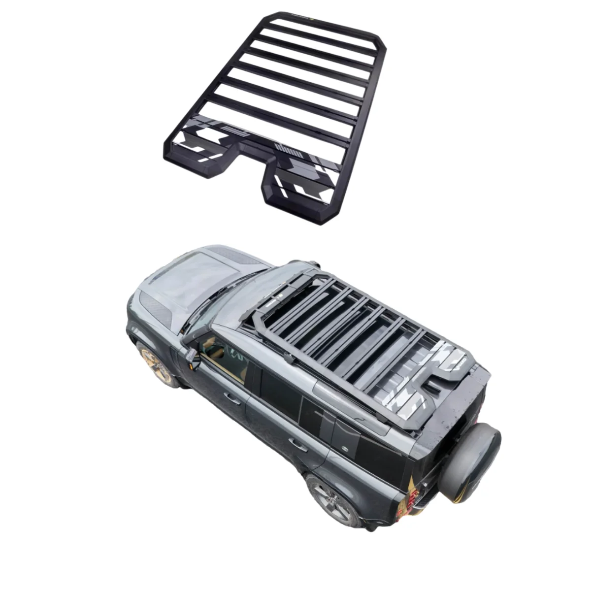 

Car Roof Racks Aluminum Roof Luggage Cargo Carrier Bracket Roof Rack For Land Rover Defender 90 110 130 4x4 Off Road Accessories