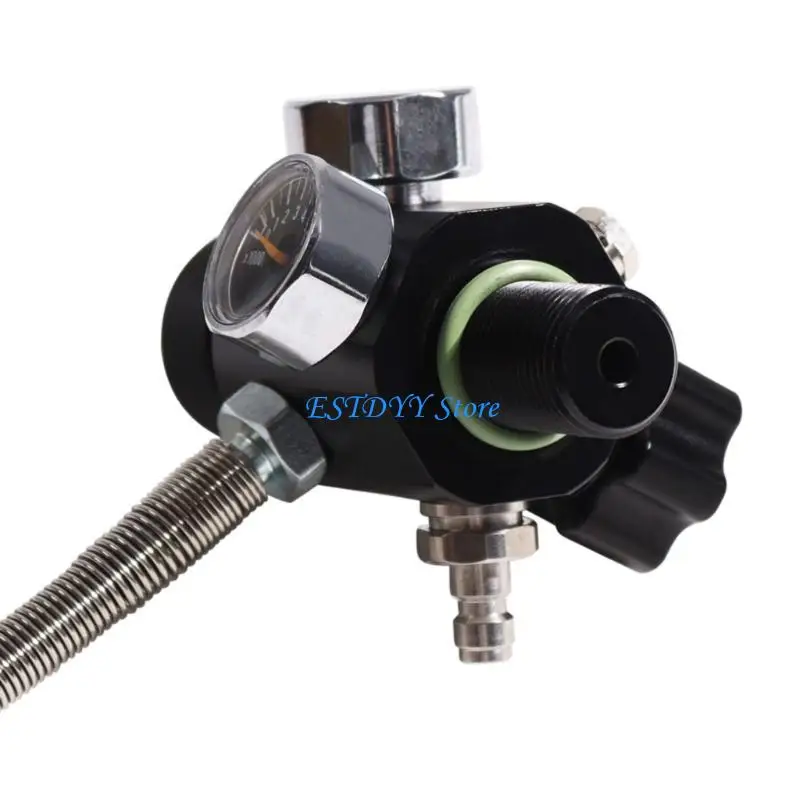 G6de DIN Valves Fill Station Adapter Double Gauge Loving Station Cylinder Endill Adill