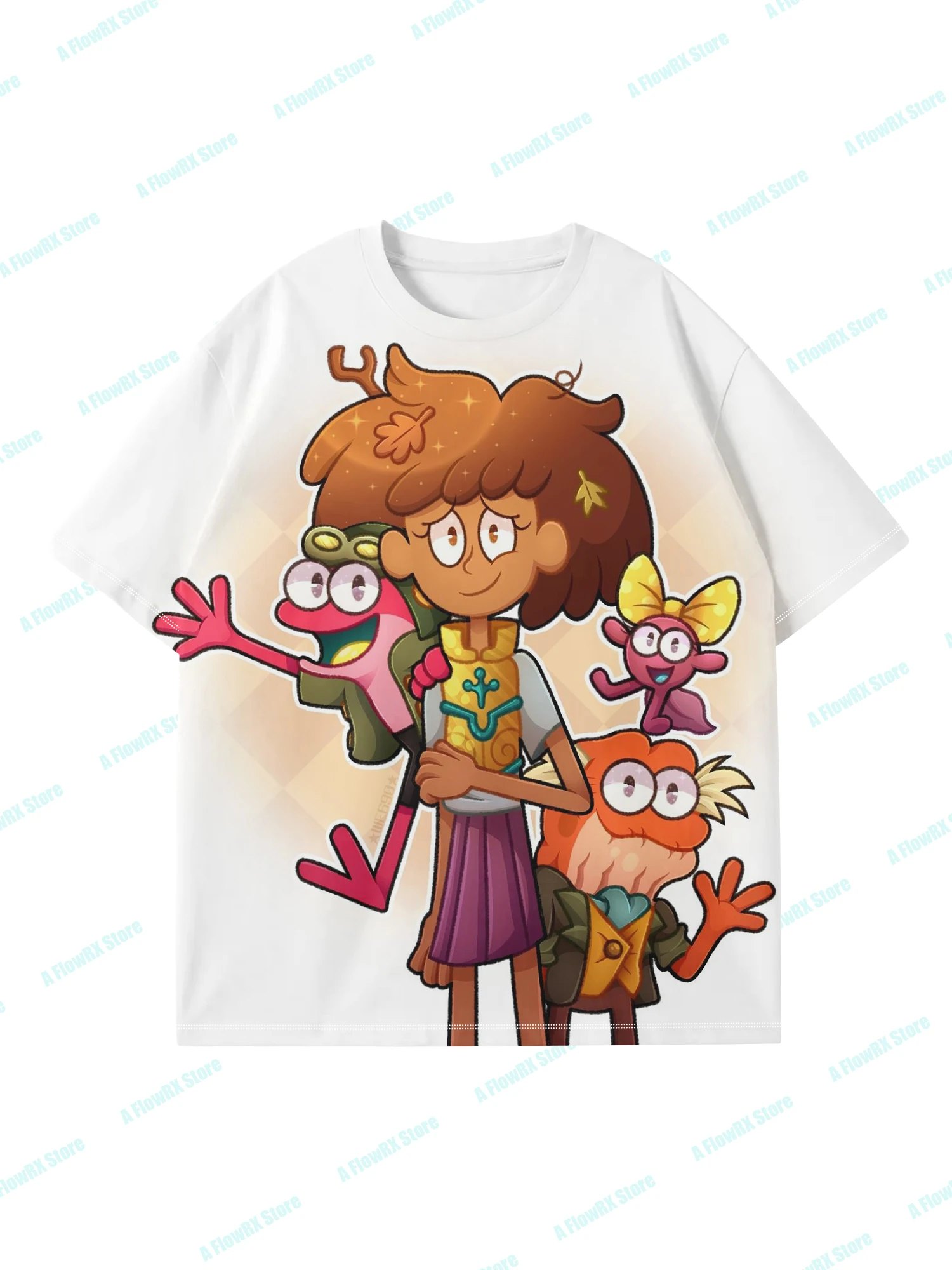 تيشيرتات Amphibia مطبوعة ثلاثية الأبعاد مثالية للاستخدام الخارجي غير الرسمي مناسبة للرجال والنساء والكبار والأطفال قابلة للتنفس ومريحة