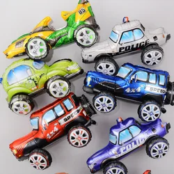 4D Cars Foil Mylar Balloon Helium Large Fire Car Foil Balloon Baby Shower Boys Firefighter Birthday Party Decors Kids Toy Gifts