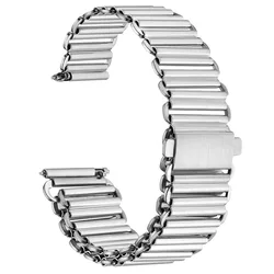 18 20 22mm Quick Release High Quality Stainless Steel Watch Strap Metal Bonklip Watch Band Universal Watch Bracelet Accessories
