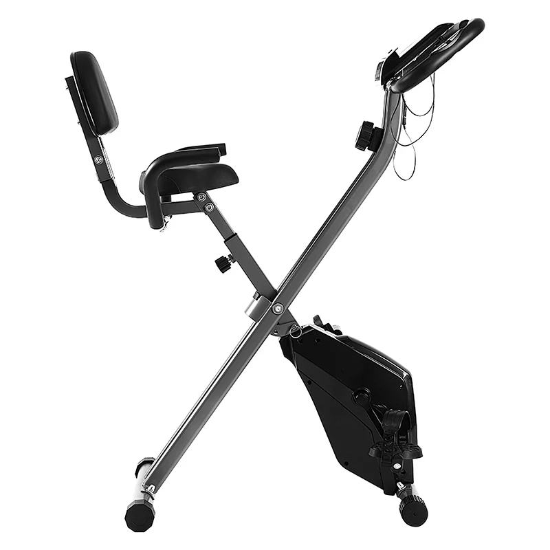 

10 Levels Folding Bicycle Magnetic Resistance Fitness Spin Exercise Bike Home Indoor Gym Equipment Machine X Bikes