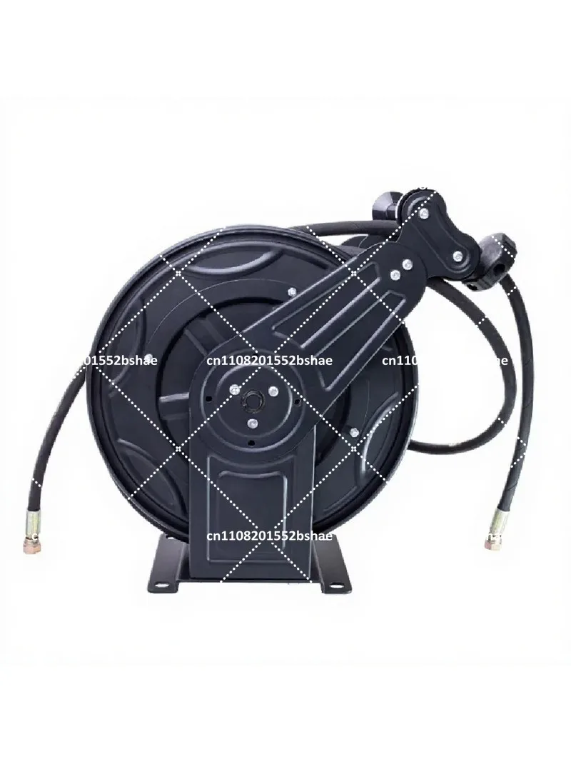 Heavy Duty Retractable Water Hose Reel Wall Mounted, High Pressure Washer Hose Reel for Car Wash