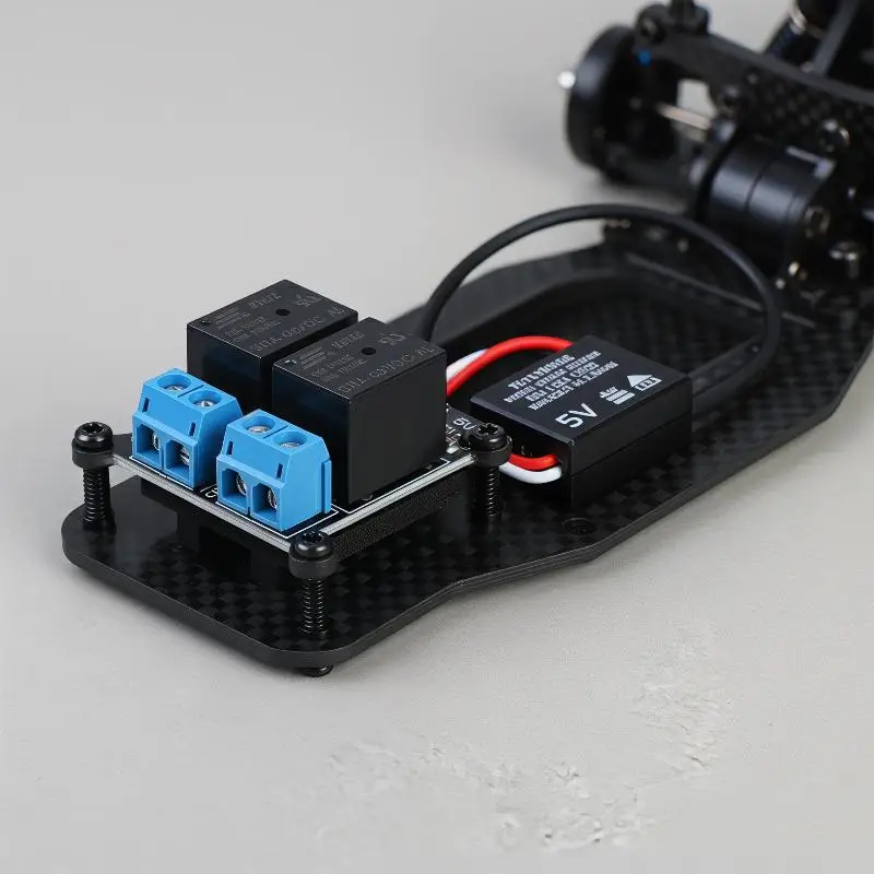 PWM Relay Switch 2 in 1 Remote Control Light Module Heat Resistant for Long Time RC Model Running Use