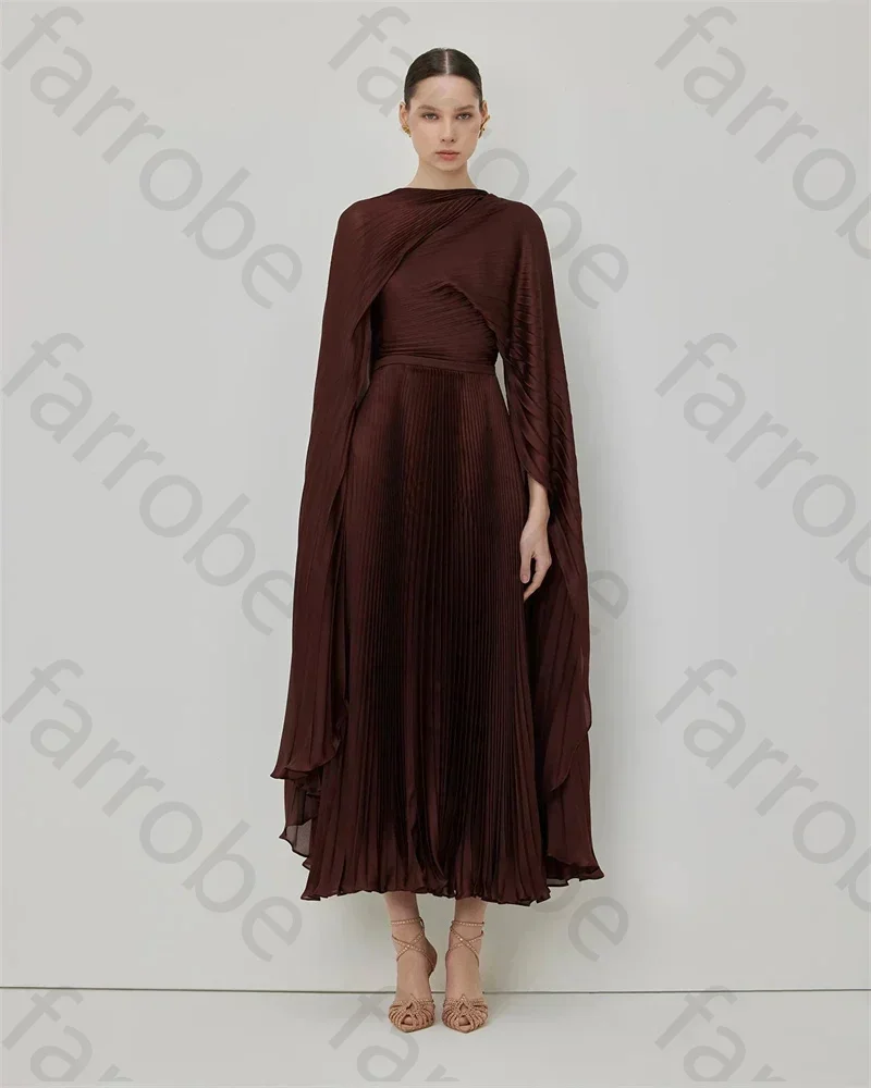 

Повседневные вечерние платья по индивидуальному заказу, вечернее платье до щиколотки с длинными рукавами, вечерние платья для особых случаев, наряд для женщин