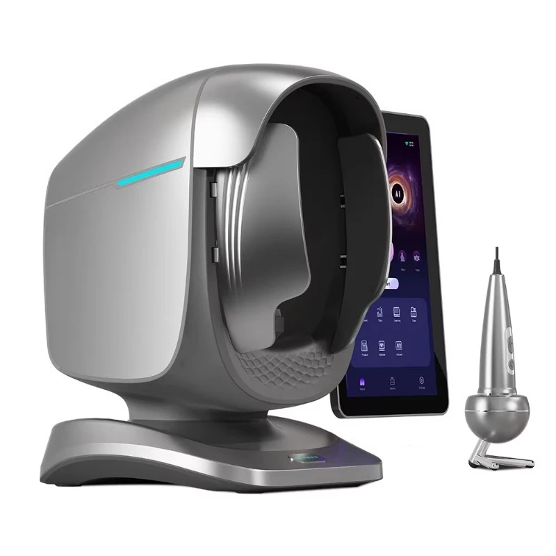 AI 3D Face Scanner Image Analyzsis with Hair Scalp Analyzer Home Use Skin Analyzer Skin Analysis Machine