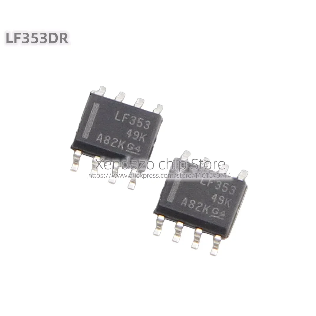 10pcs/lot LF353DR LF353 SOP-8 package Original genuine Dual channel operational amplifier chip