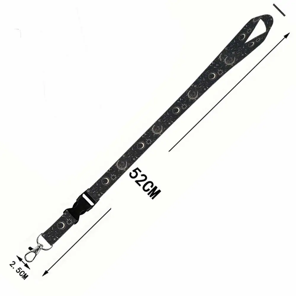 Beautiful starlit sky Lanyard Keys Chain Badge Holder ID Credit Card Pass Hang Rope Lariat Mobile Phone Charm Accessories Gifts