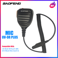 BaoFeng UV-9R Plus Waterproof Speaker Handheld Microphone MIC for Two Way Radio UV-XR BF-9700 S-56 GT-3WP Walkie Talkie Parts