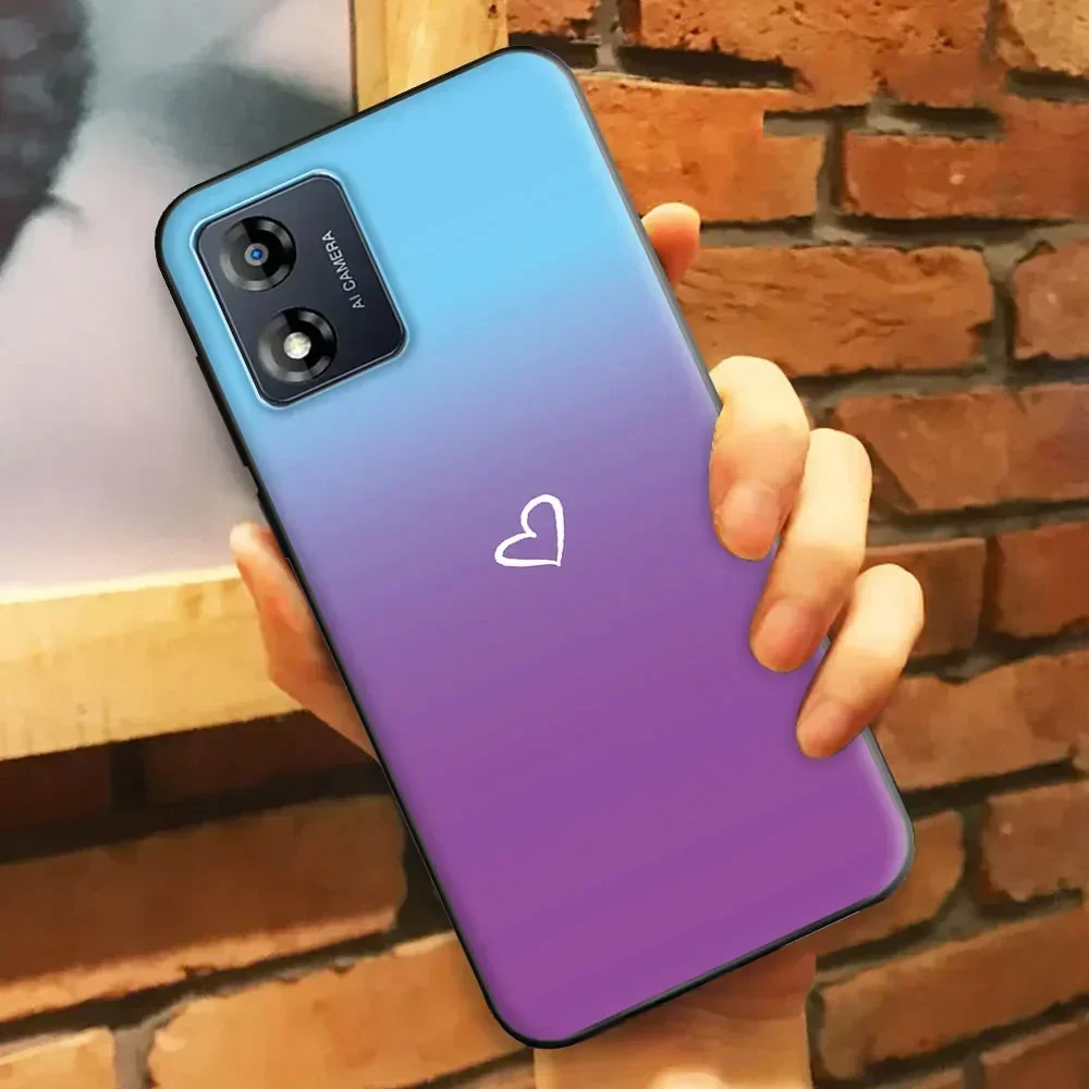 เคส E13สำหรับ Motorola Moto เคสโทรศัพท์กันกระแทกสำหรับ Moto E13 6.5นิ้วฝาหลังซิลิโคนแบบนิ่มสำหรับ MotoE13บั๊มเปอร์