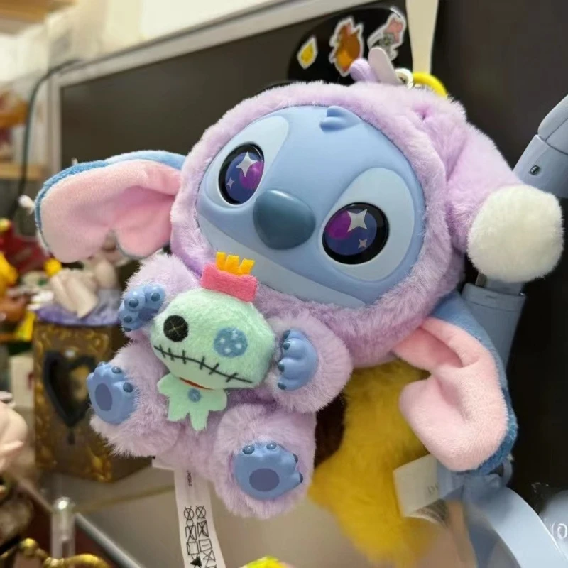 

﻿ Слепая коробка kawaii Stitch No Matter How Tired You Still Need Take Bite Коллекция милых кукол Высококачественная версия подарки-сюрпризы
