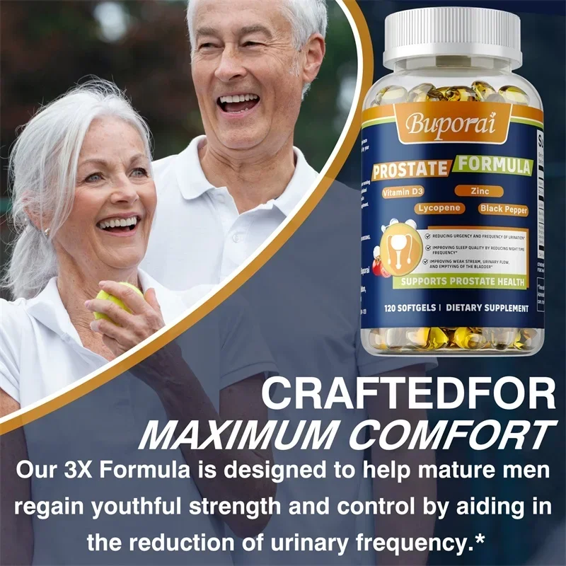 Formula Prostat - untuk Pria Ketidaknyamanan Prostat, untuk Kesehatan Prostat, Membantu Buang Air Kecil dan Meningkatkan Tidur