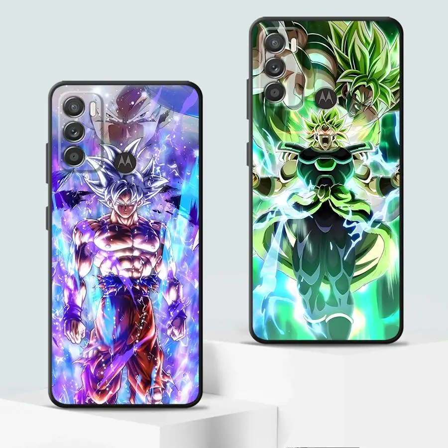 Phone Cover Case for Motorola Moto G51 G73 G50 G53 G30 Edge 20 Pro 30 Lite G52 G32 G71 G22 Edge40 G60s Dragon Ball Goku view 2