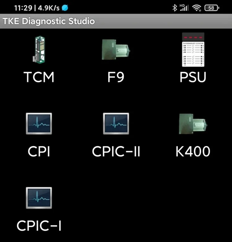 

TCM CPI K400 APP Отладочный инструмент Детали лифта