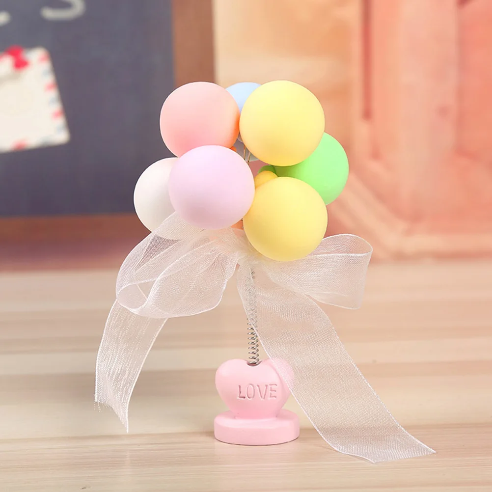 

2pcs Clay Decor Shaking Head Ornaments Dashboard Decorations For Car Home Office Gift Ornament Accessories Balloons Decoration