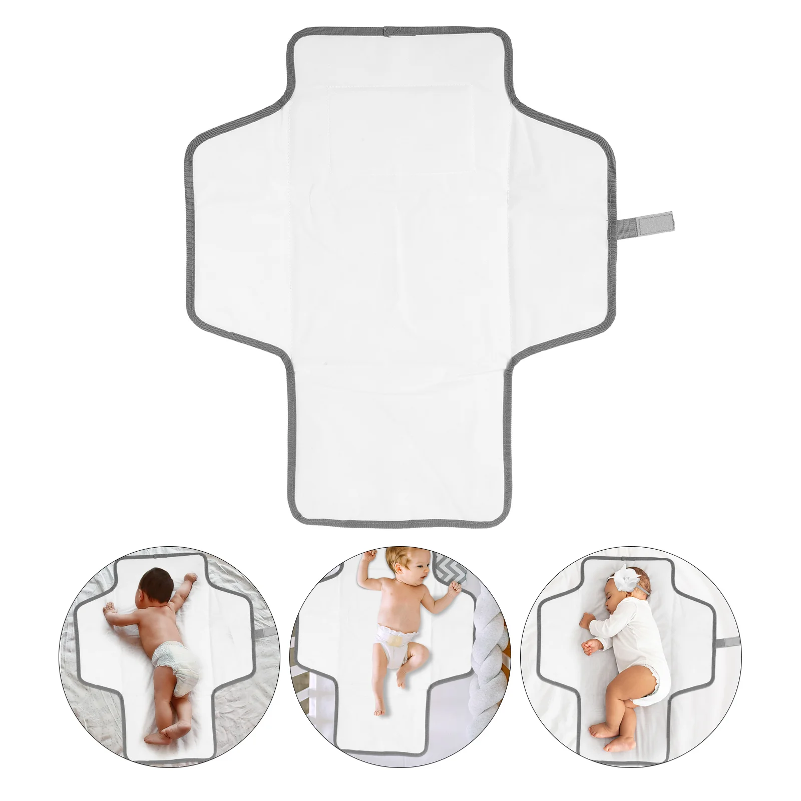 

Foldable Waterproof Baby Diaper Changing Pad Portable Travel Mat Reusable Leakproof Changing Pad Sheet Cover for Newborn