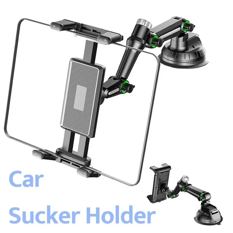 حامل الكمبيوتر اللوحي GM حامل كوب الشفط لهاتف iPhone Samsung iPad Pro Air4-13 بوصة حامل هاتف لوحة القيادة Galaxy Tab