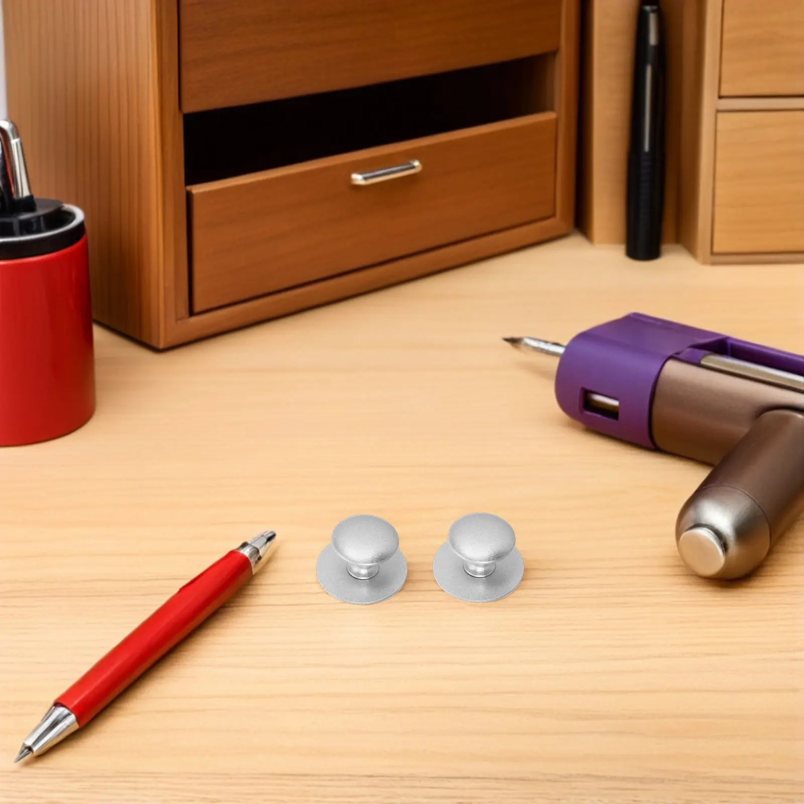 

4Pcs Adhesive Cabinet Handles Stainless Steel Self-Adhesive Pulls No Drilling Peel Stick Drawer Knobs for Rv Bathroom Kitchen