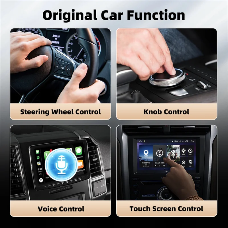 

2 в 1, автомобильный Android Auto Dongle Plug & Play, беспроводной адаптер Carplay, WIFI, Bluetooth 5,0, быстрая связь, Smart AI Box