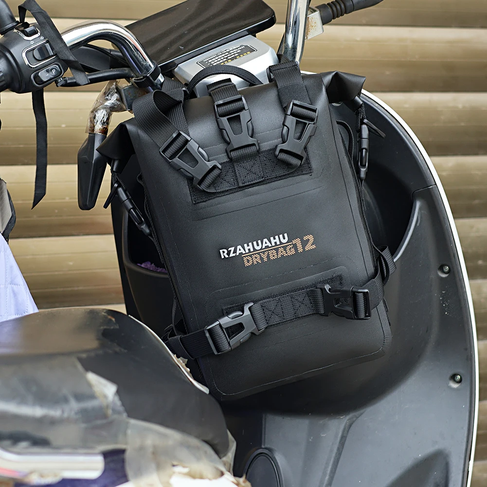 Motorcycle Bag Multifunctional Motorcycle Seat Bag Waterproof Seat Bag Organizer Large Capacity Anti-slip for Motorbike Scooter
