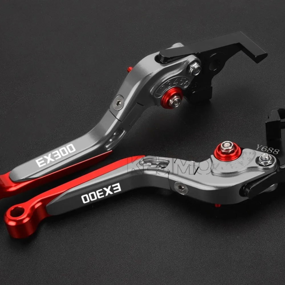 

For Kawasaki EX250 EX 250 EX300 EX 300 ex300 2017 2018 2019 2020 Extendable Handles Lever Adjustable Folding Brake Clutch Levers