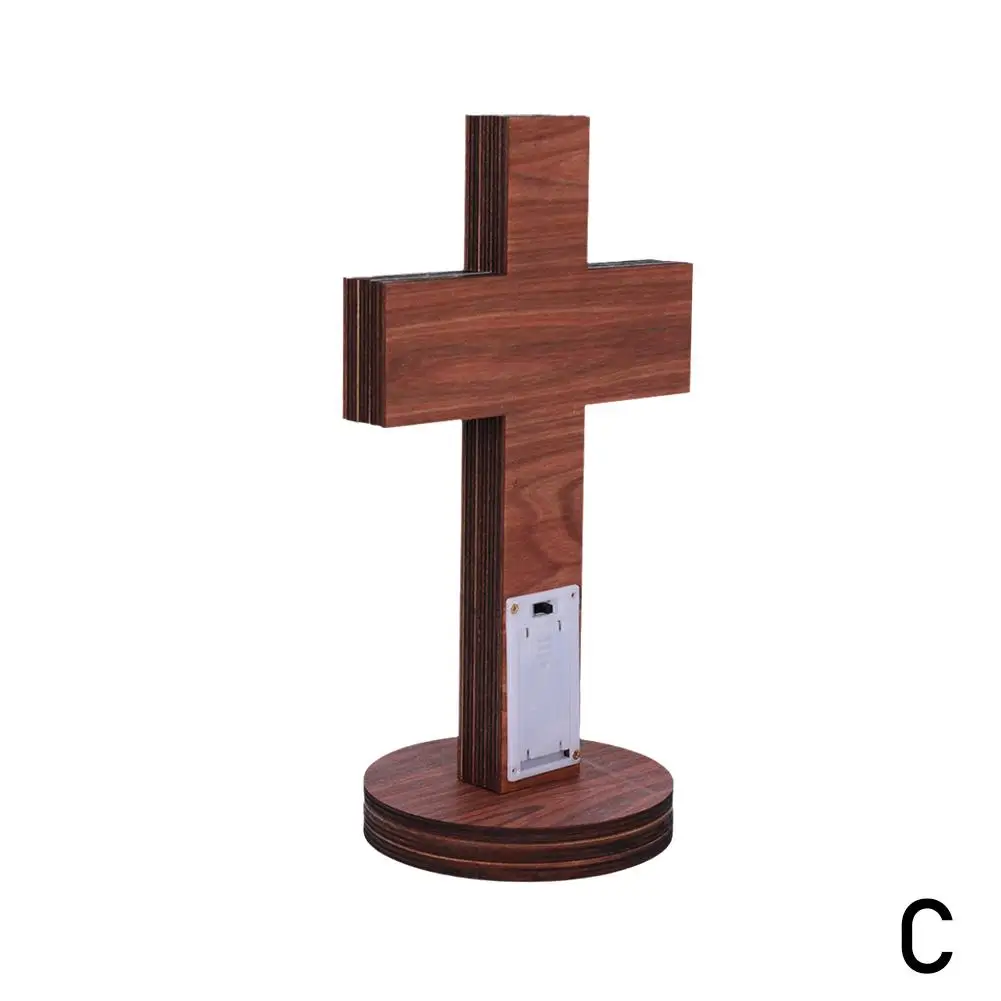 Estatuilla de Belén de Navidad, soporte de madera, libro, decoración de la Biblia, LED para el hogar con artesanía creativa, arte ligero festivo, atmósfera de madera T9W7