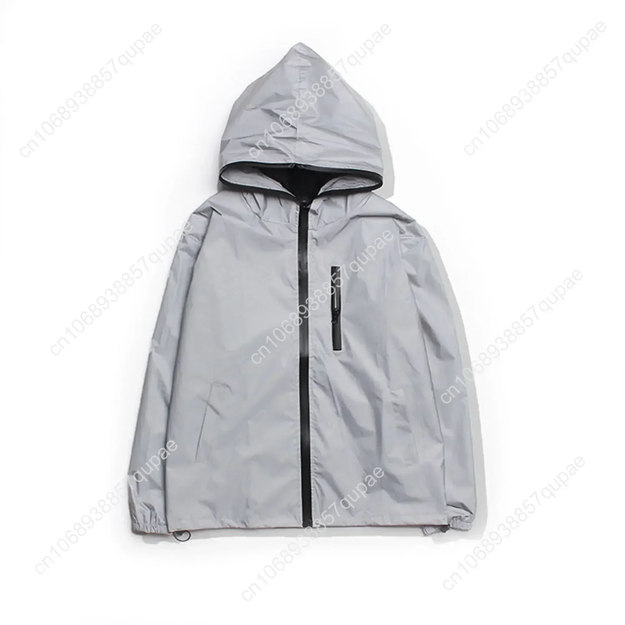 Simon Logo Pattern Bunny Cartoon Custom Reflective Jacket Mens Womens Coat Hooded Windbreaker Run Jackets Cycling Custom Hoodie