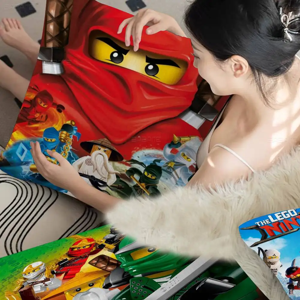 L-Lego N-Ninjago Zane Pillow Gift Home Office Decoration Pillow Bedroom Sofa Car Cushion CoverPillow Case