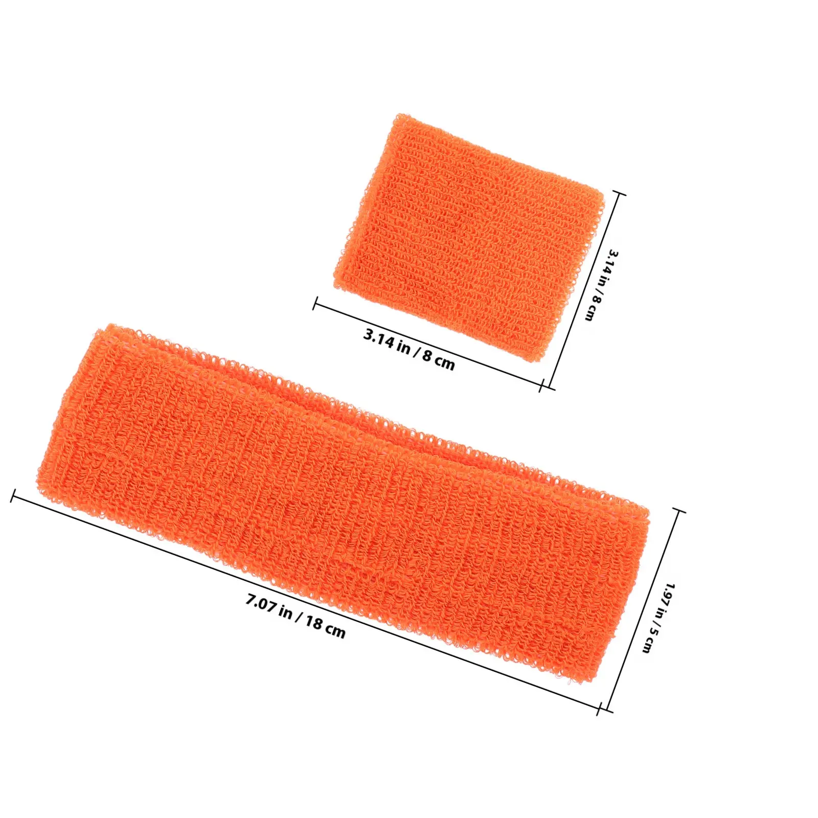1Set Elastic Sweatband Headband Women Breathable Wide Wrist Bands Workout Yoga Running Training Women Workout Headbands