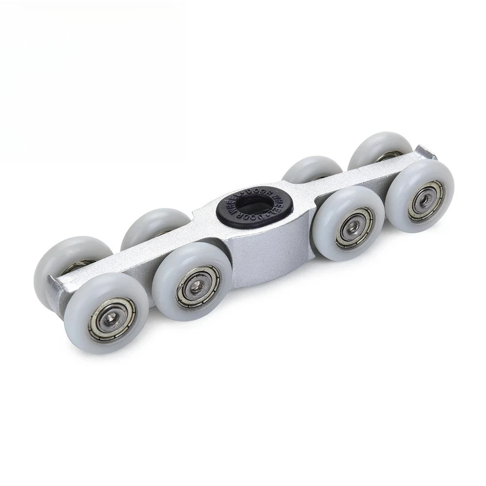 Stainless Steel Glass Hanging Wheels 100KG Glass Sliding Door Rollers Bedroom Meeting Room Wardrobe Door Roller Wheels