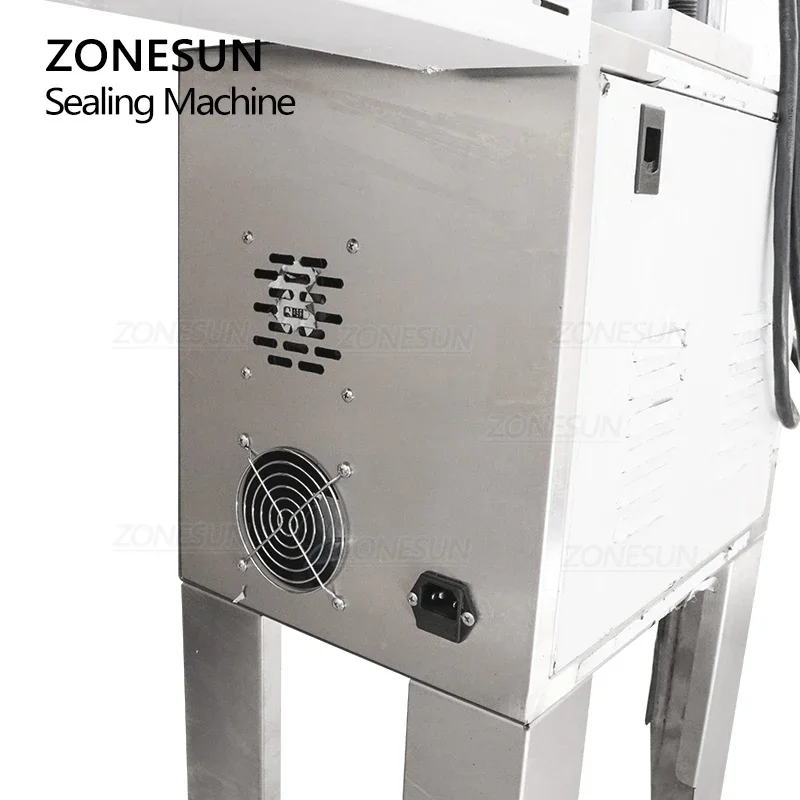 ZONESUN 자동 전자기 연속 유도 유리 병, 바이알 캡, 알루미늄 호일 밀봉기
