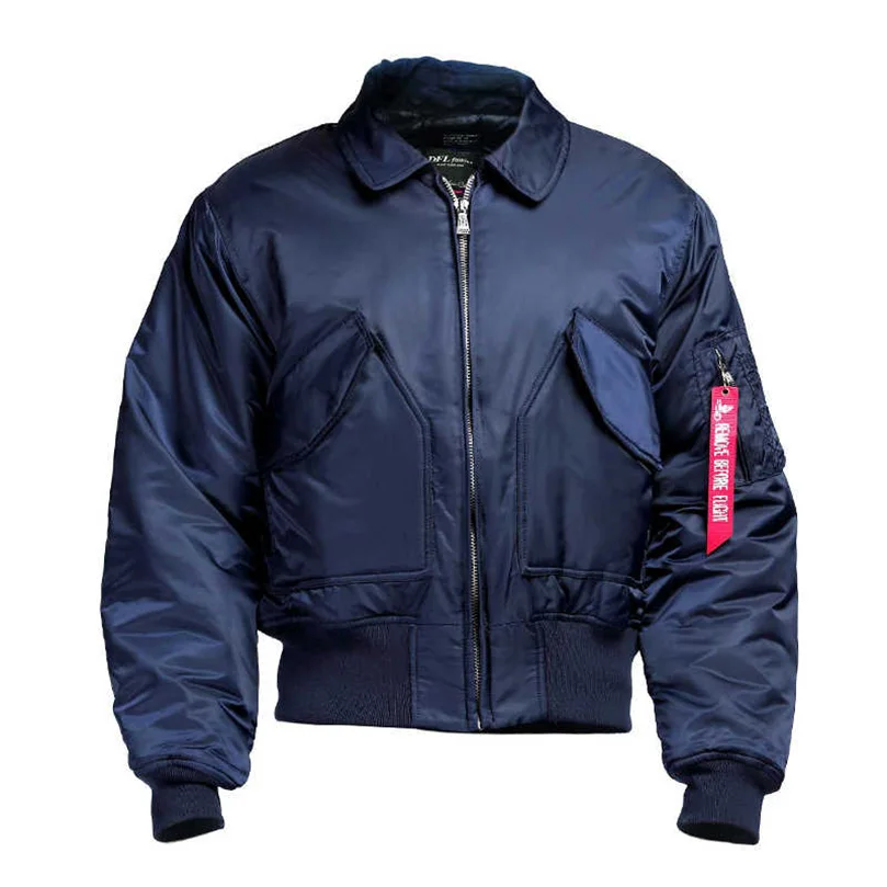 

Autumn Winter Padded Bomber Jacket Men Army Tactics CWU-45P Coat Warm Thick Male Streetwear 2025 Man Clothing