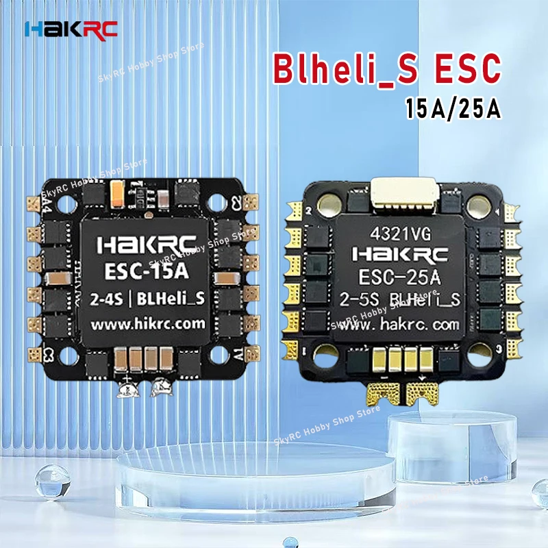 HAKRC 15A 25A 2-4S 4 in 1 Blheli_S ESC Dshot600 20x20mm für RC FPV Racing Drone