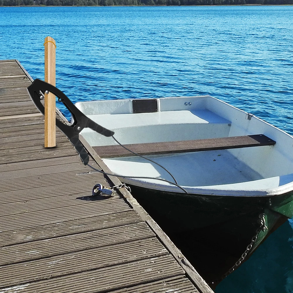 

Canoe Anchor Grip with Paracord Anchor Clamp Kayaks Anchor Grip for Fishing Boating and Camping