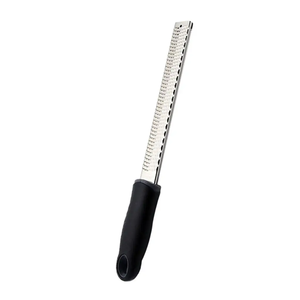 Ultra Sharp Stainless Steel Grater Cheese Lemon Zester Slim Kitchen Tool with Hanging Hole for Home