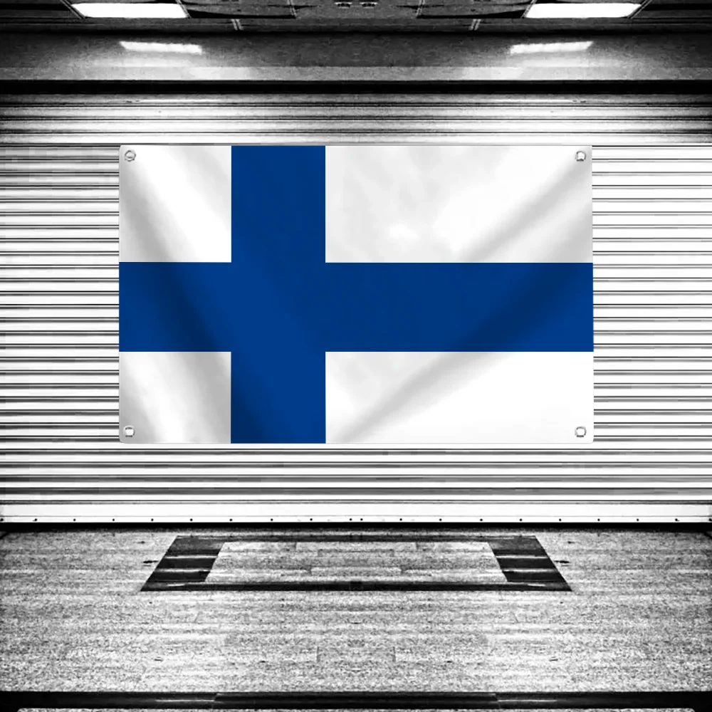 Finland Flag National Flag Flag Pride Flag Flag to Hang Flags Outdoor Banner Decorative Flags Garage Decoration Room Decor Y2k