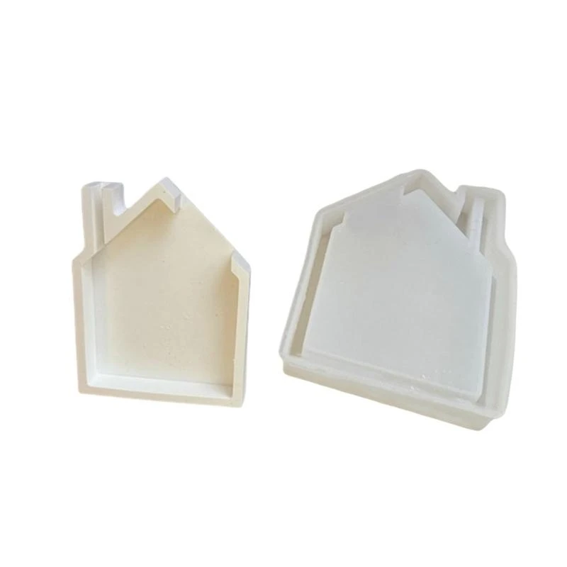 J78F High Quality Silicone House Ornament Mold Perfect For DIY House Light Decors