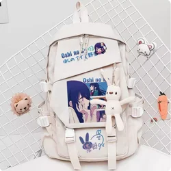 OSHI NO KO Hosh37Ai Anime Cartable Sac à dos, Sac initié de grande capacité, Cosplay Travel Student, Adolescent Gift, B548