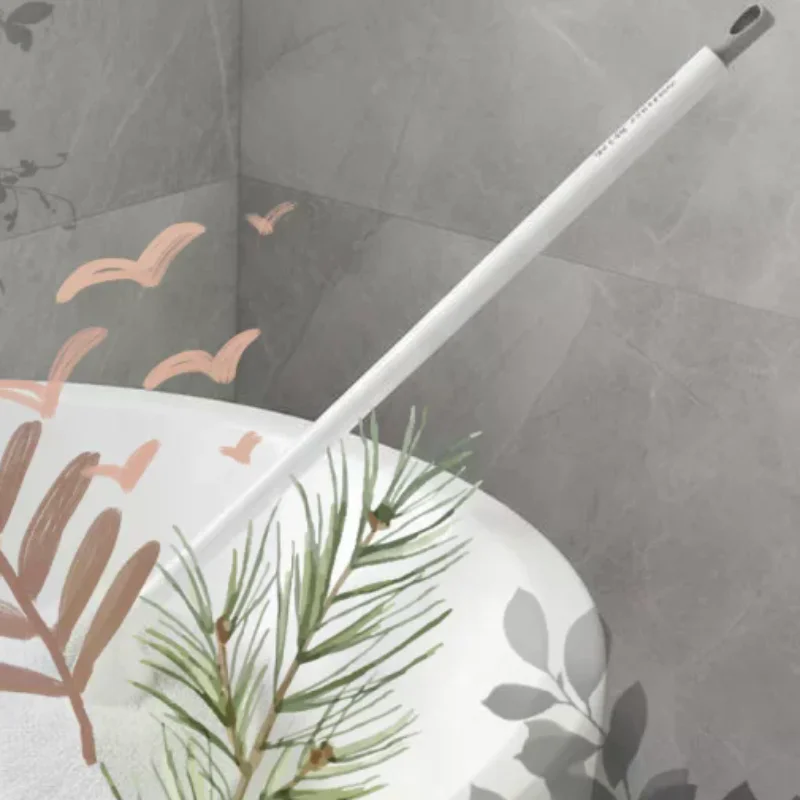 Toilet Brush 360 Degree Cleaning With Handle For: Tile Floor Mirror Bathroom Accessories