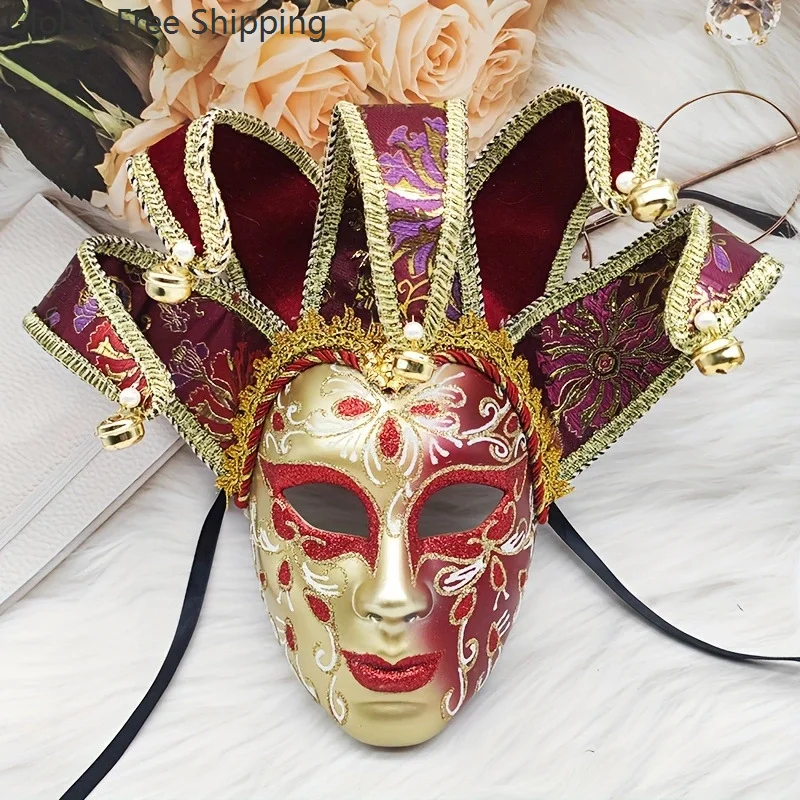 

Carnival Creative Lotus Venice Black And White Yin And Yang Mask Halloween Carnival Ball Performance Festival Cosplay Props 2025
