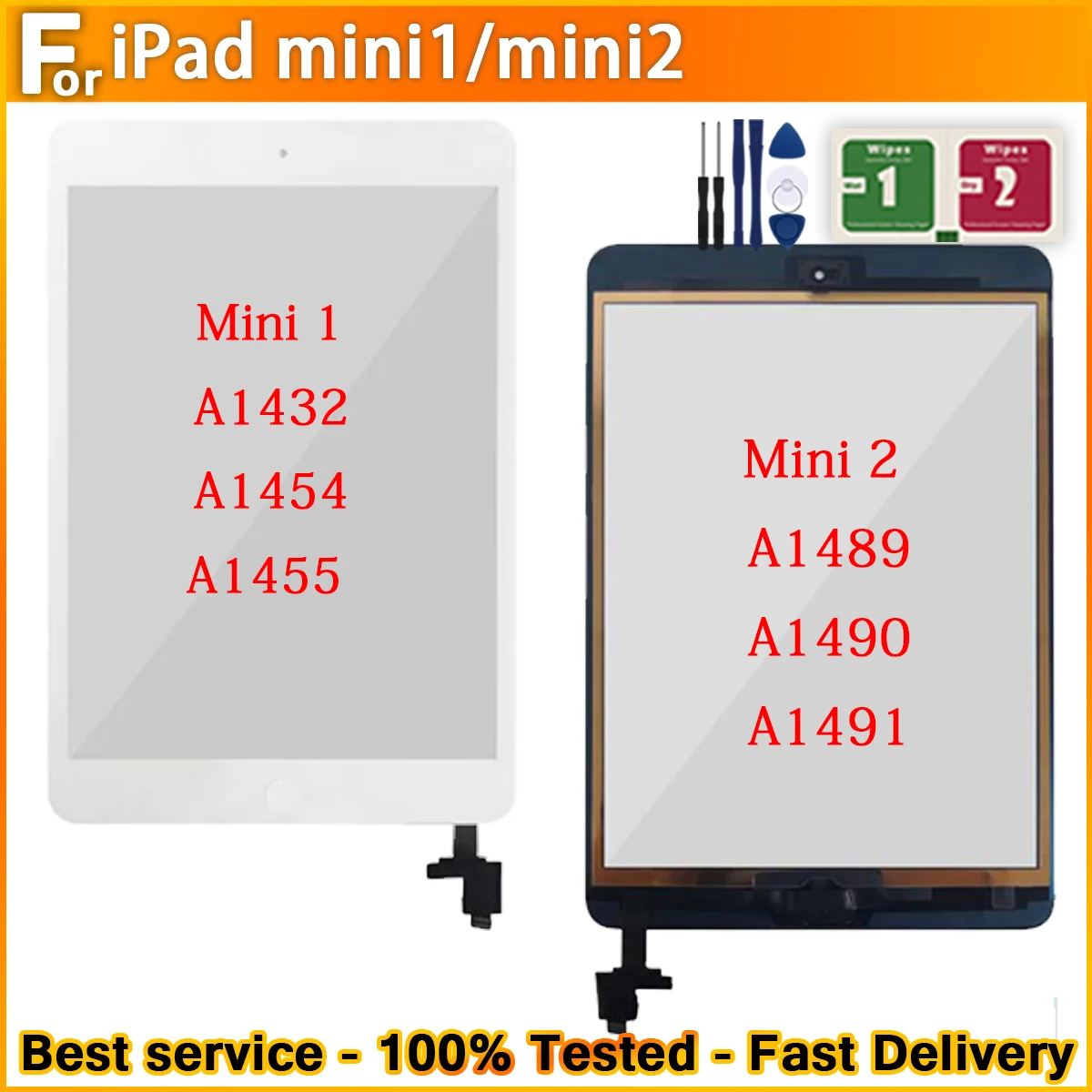 จอ LCD สำหรับ iPad Mini 1 รุ่น A1432 คุณภาพสูง 100% ทดสอบแล้ว ใช้งานได้จริง พร้อมคำแนะนำจากผู้ใช้งานจริง