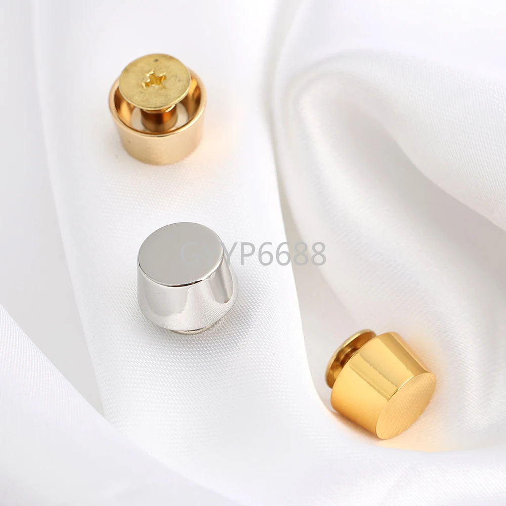 10-30-100pcs 8 colors 11*9mm Rose gold Copper Rivets Fasteners Gold High Quality Leather Crafts Bags shoes Studs