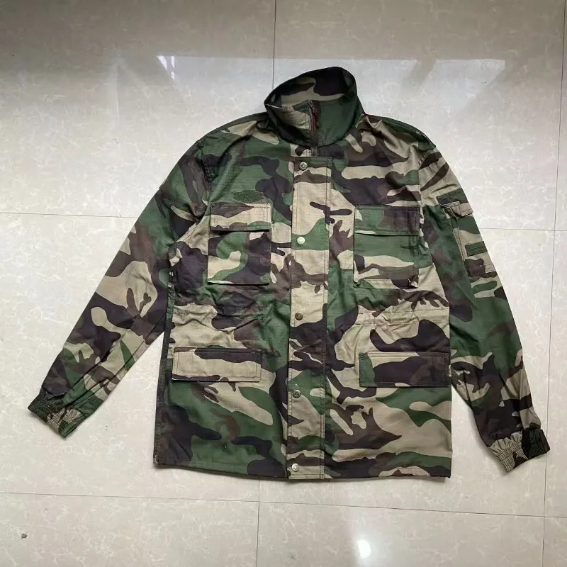 Chinese Type 87 Woodland Camouflage Uniform PLA Set Men’s Tactical Workwear Militar Jacket Pants Multi-pocket Training Suit