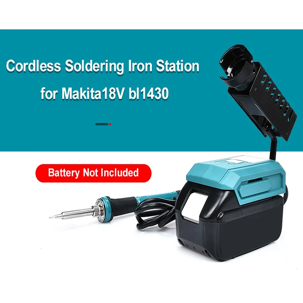 

Набор электрической паяльной станции мощностью 60 Вт для аккумулятора Makita 20 В 300-500 ℃ Инструмент для быстрого нагрева с регулировкой температуры