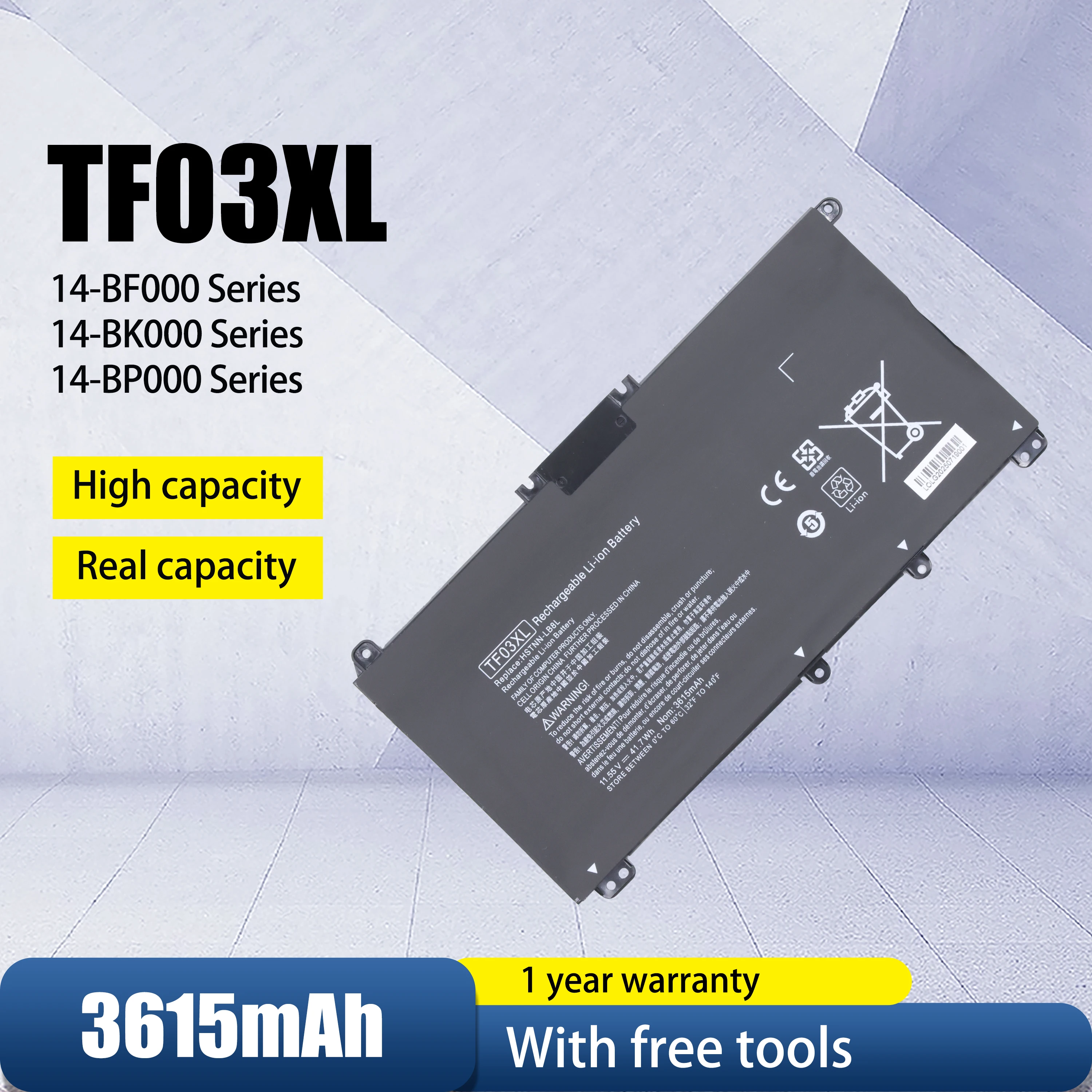 TF03XL Laptop Batte…