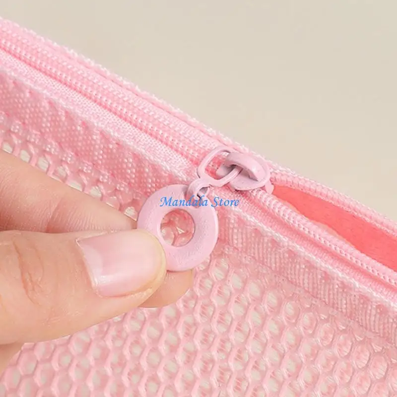 

U2JC Bright Meshes Cosmetic Organizers Breathable Storage Pouches For Makeup Essential