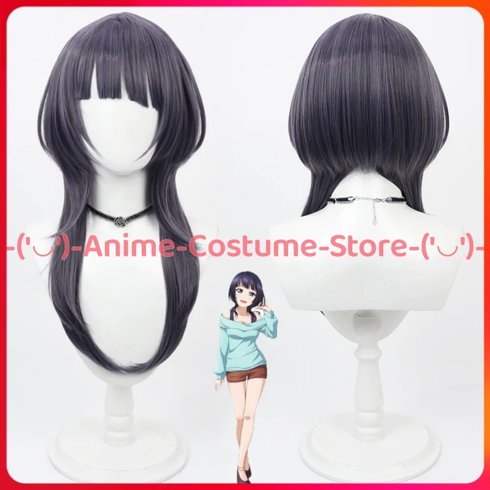 

Love Live School Idol Festival Asaka Karin Cosplay Wig Anime Character Halloween Carnival Party Costume Wigs Heat Synthetic Hair